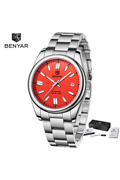 Choice1 Red BENYAR New Luxury Automatic Watch 10Bar Waterproof Stainless Stee...