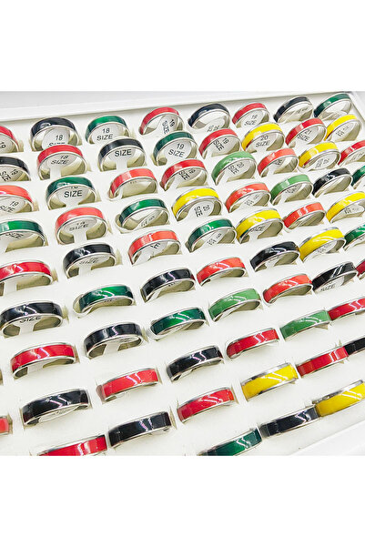 Choice mix size(17-21mm) 20pcs mix style 4 20pcs/Lot Factory Wholesale Hot Mix Style Simple Stainless Steel