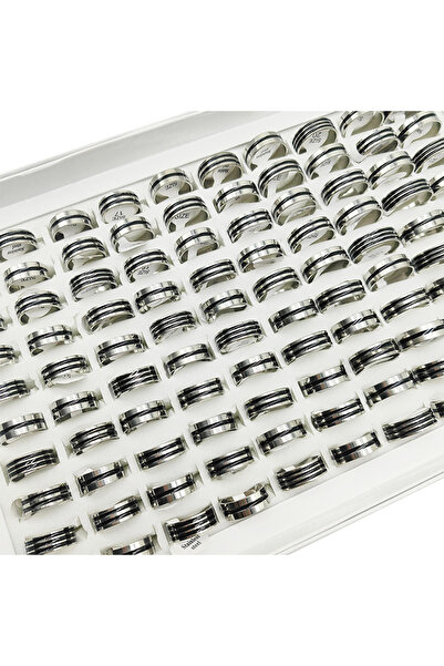 Choice mix size(17-21mm) 20pcs mix style 3 20pcs/Lot Factory Wholesale Hot Mix Style Simple Stainless Steel