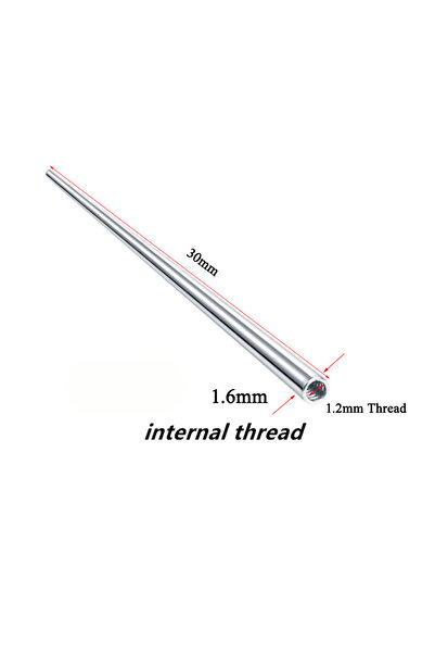 Choice 10 قطع 16 جرام من الفولاذ الجراحي الداخلي 14/16/18 جرام مخروطي الإدخال...