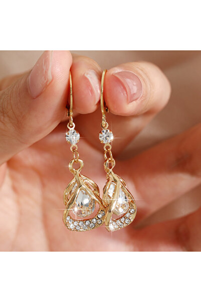 Choice ZY0026-1 Fashion Gold Colour Round Earrings for Women Trendy Geometric...