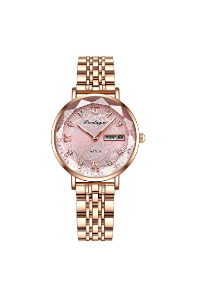 Choice 3012RoseGold Pink S Elegant Luxury Women Watch Waterproof Luminous Dat...