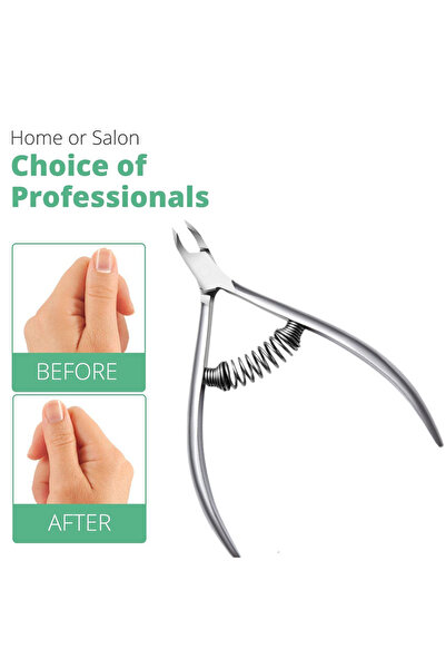 Choice مجموعة قص الأظافر الفضية من الفولاذ المقاوم للصدأ - مجموعة مانيكير وبا...