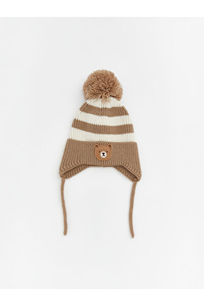 LC Waikiki Baby Boy Beret with Pompom Detail