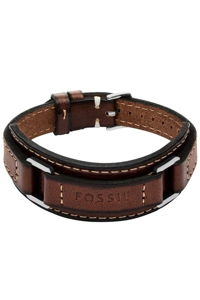 Fossil Jf04941-040 Erkek Deri Bileklik