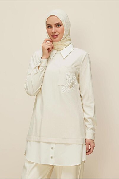 Alvina Shirt with Garnish Tunic 46006