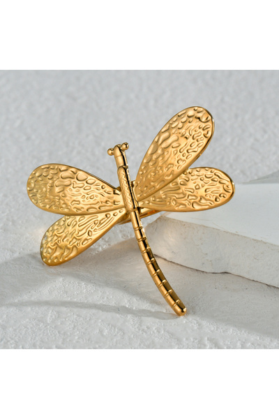 Choice خاتم من الفولاذ المقاوم للصدأ مطلي بالذهب عيار 18 قيراطًا، أقراط نسائي...