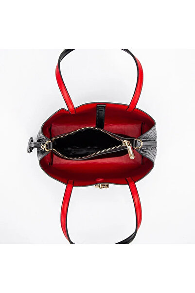 Ch chch New Luxury-Inspired Large-Capacity Embossed Shoulder Bag with Alphabet Pattern Design