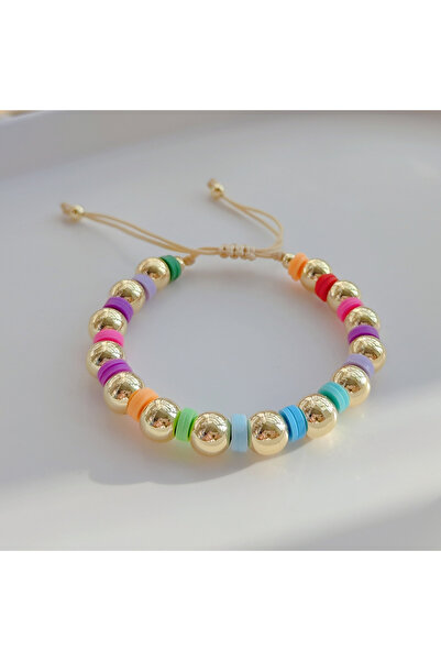 Choice JSS220006A KKBEAD سوار هيشي ملون بتصميم شاطئ بوهو، أساور، مجوهرات، هدايا للأصدقاء، ذهبي