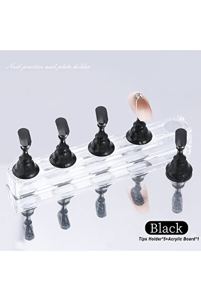 Choice حامل أظافر مغناطيسي للشطرنج مكون من 5 قطع/حزمة، حامل عرض للتدريب باللو...