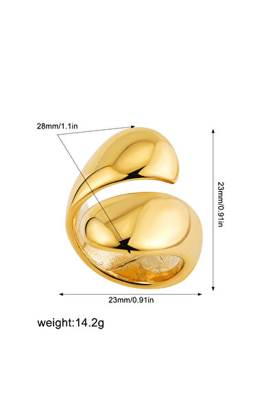 Choice 7 خواتم عتيقة من الفولاذ المقاوم للصدأ للنساء، حلقات مفتوحة غير منتظمة...