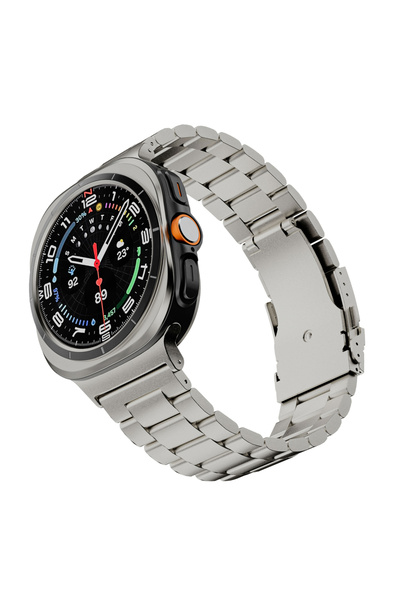 Choice سوار فاخر من التيتانيوم بلون S لساعة Galaxy Watch Ultra مقاس 47 مم LTE...