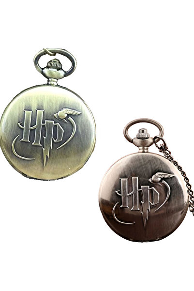 Choice ساعة جيب هوجورتس ريترو فليب كوارتز للرجال والنساء قلادة لص ذهبي مكونة ...