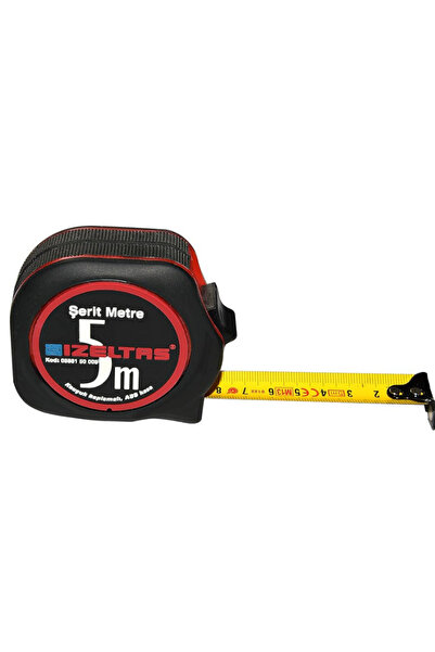 İzeltaş Plastik Stoplu Şerit Metre – 5 Metre 0588150015