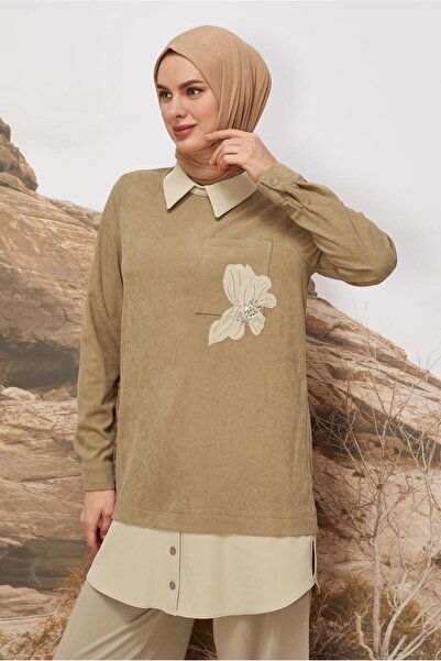 Alvina Shirt with Garnish Tunic 46006