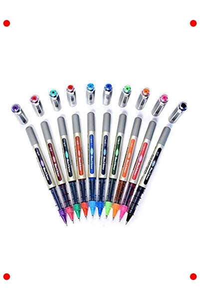markentegra 10-Piece Colorful 0.7 mm Ballpoint Pen Set