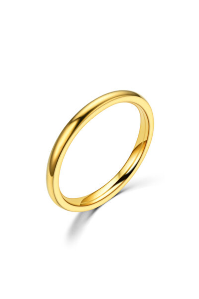 Choice 7 خواتم رقيقة من الفولاذ المقاوم للصدأ مقاس 2 مم من الذهب الوردي، خوات...