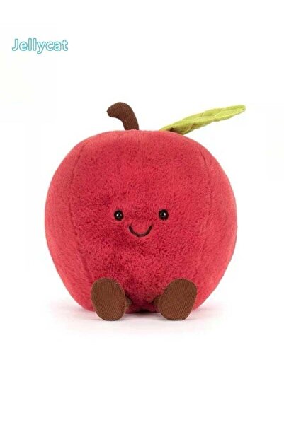 Jellycat Fruit Family 13cm Red Apple Plush Toy (Includes Dust Bag)