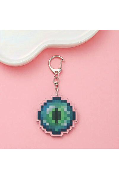 Miniso 5cm 3 Hot Game Totem of Undying Diamond Sword Eye of Enchanted Golden Keychain Pickaxe Model Toys..