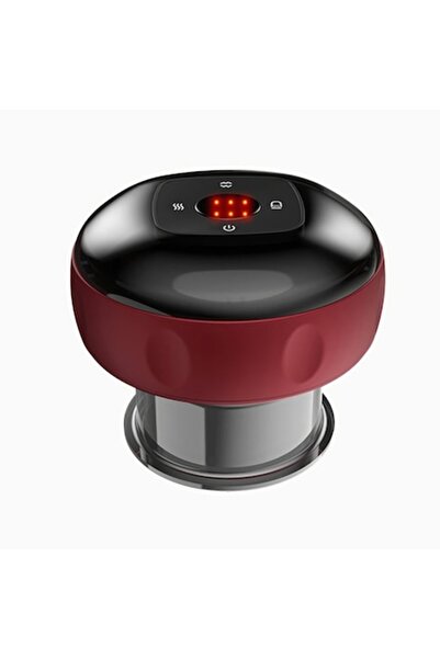 Boxely Vacuum Cupping Massage Device, Anti-Cellulite, 12 Heat & Pressure Levels, Red/Black, ABS, 1800mAh