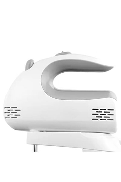 Boxely 3L Bowl Mixer, 500W, 5 Speeds, Stainless Steel Bowl, White Modern Design