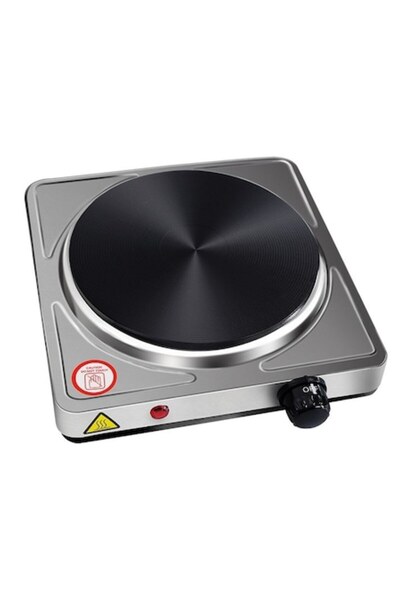 Boxely Plită electrică portabilă de 1500 W, oțel inoxidabil, control al tempe...