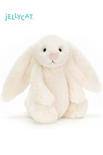 Jellycat 12-inch Bonny Bunny Plush Toy — White (Includes Dust Bag)