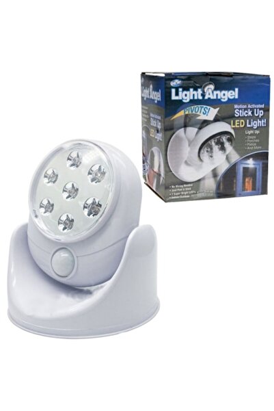 Boxely Lampă LED cu senzor de mișcare, 7 LED-uri, reglabilă la 360°, impermea...