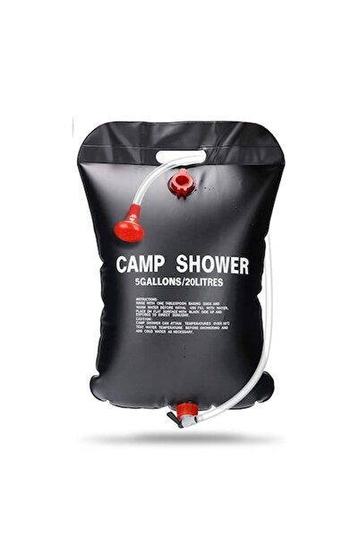 OEM Solar camping shower bag, Composite/PVC, Black, 20L