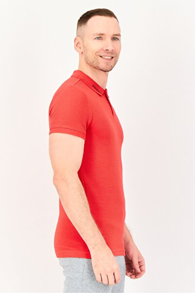 Puma Men Slim Fit Short Sleeve Outdoor Polo Shirt, Red