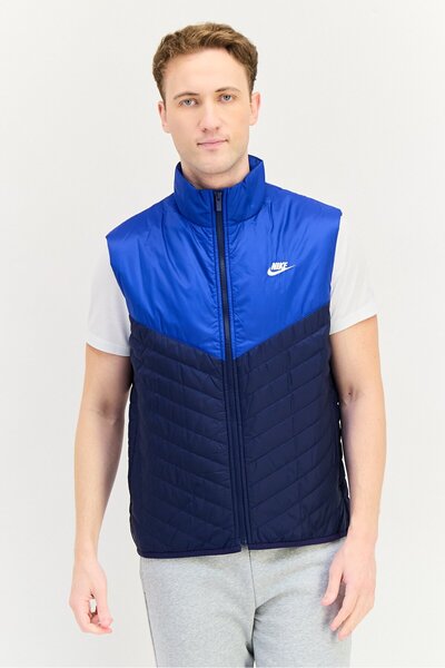 Nike Men Therma Fit Sleeveless Outdoor Puffer Vest, Multicolor