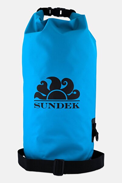 SUNDEK Men Brand Logo Tube Bag, Dark Turquoise