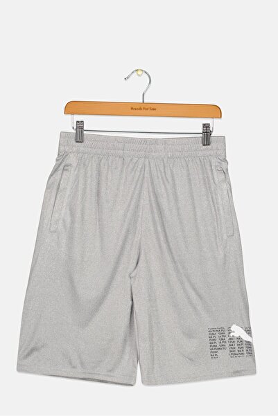 Puma Kids Boy Sportswear Fit Training Shorts, Grey