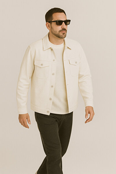 UOMOPARK Nordicline D.Face Textured, Minimal Design, Comfortable Fit Premium Men's Sweatshirt 2772-1