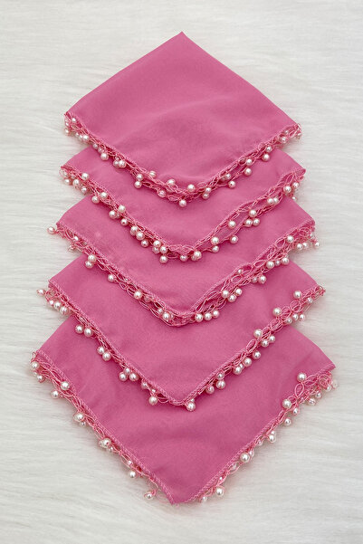 ZEYMERADE مناديل شيفون وردية للعروس والعريس، هدية لحفلات الزفاف وحفلات العروس...