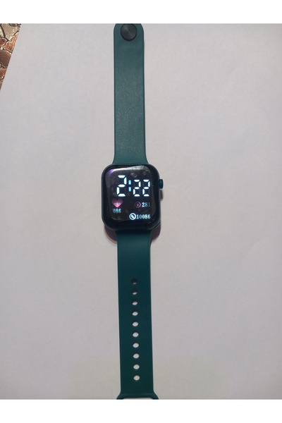 Fashion Johny Silicone Electronic Watch Set-Green