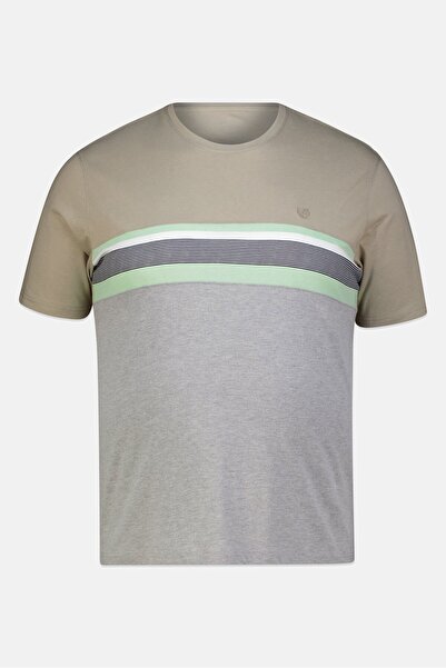 Chaps Men Crew Neck Short Sleeve Stripe T-Shirt, Multicolor