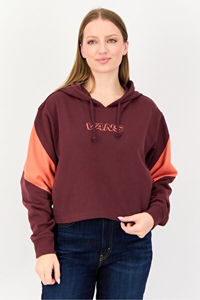 Vans Women Long Sleeve Brand Logo Hoodie, Multicolor