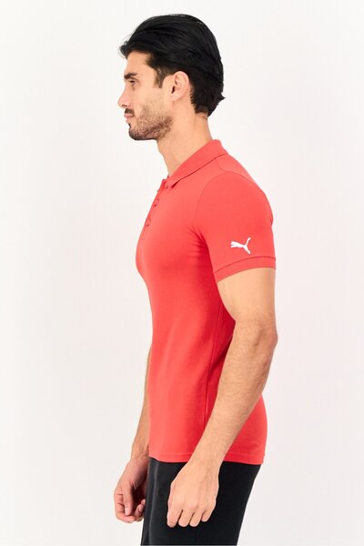 Puma Men Regular Fit Short Sleeve Outdoor Polo Shirt, Red