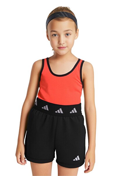 adidas Kids Girl Tech Fit Training Shorts, Black