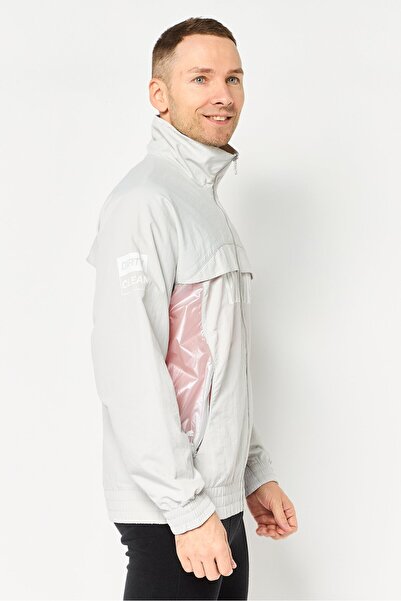 Puma Pleasure x Men Sportswear Fit Long Sleeve Outdoor Jacket, Pale Grey