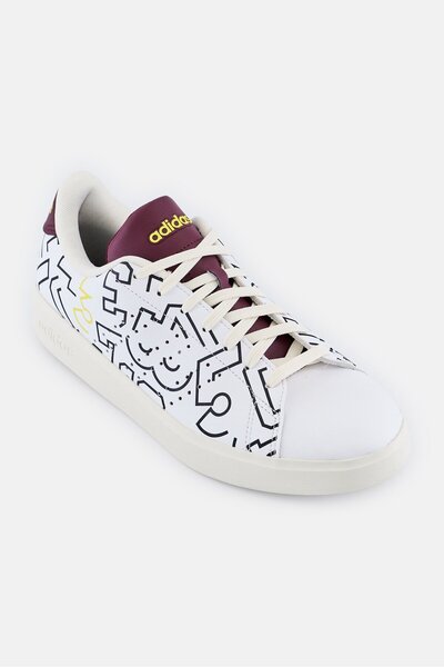 adidas حذاء تنس نسائي برباط Advantage، متعدد الألوان