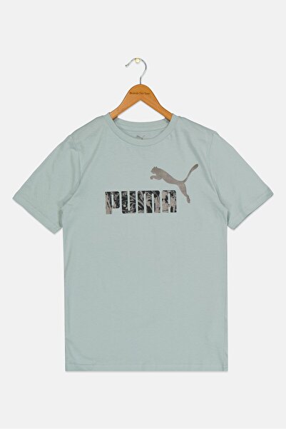 Puma تي شيرت خارجي بأكمام قصيرة وشعار العلامة التجارية للأولاد من Kids Boys، ...