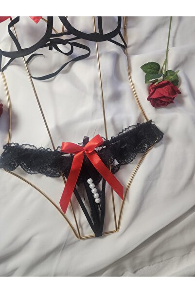 G&H UNDERWEAR Pearl String and Bra Set