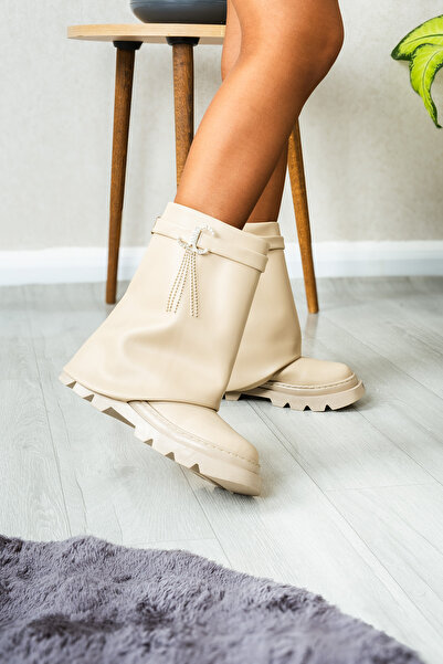 nuvora Kız Çocuk Ve kadın Suya Dayanıklı Kışlık Tüylü İç Astarlı Bot Ayakkabı