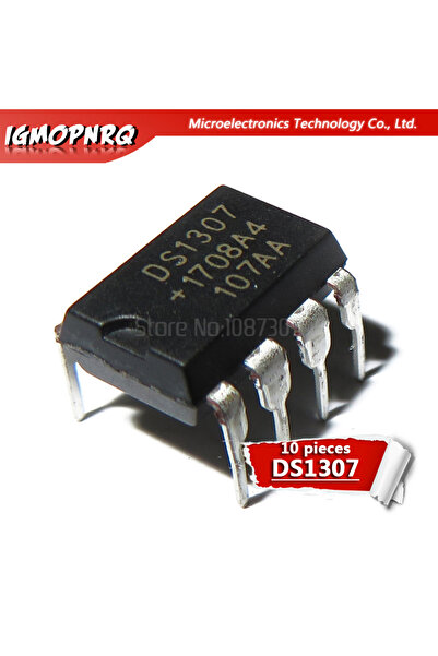 Choice 10pcs DS1307 1307 DIP-8 Real Time Clock 64x8 Serial I2C RTC new original