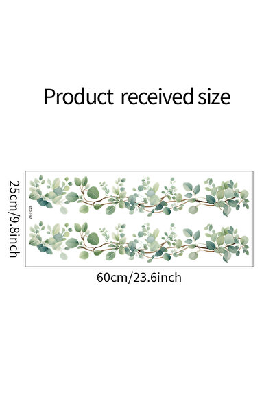 Choice ملصقات حائط نباتات خضراء، نباتات خضراء طازجة، ملصقات حائط ذاتية اللصق ...