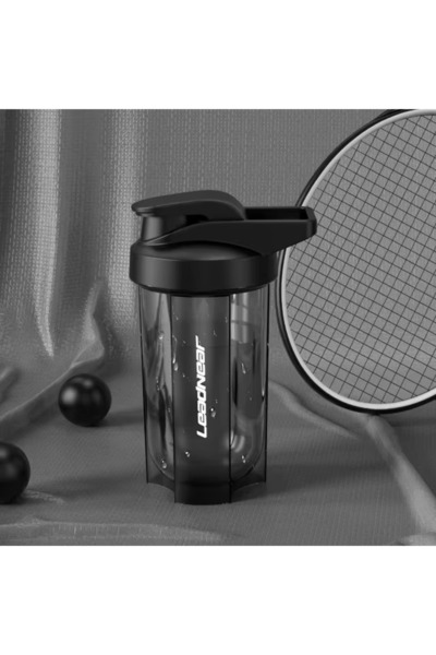 Mijia 500 مل 500 مل رج البروتين المحمول باللون الأسود زجاجة لياقة بدنية 500 م...