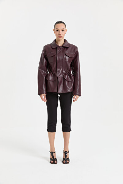 PELONY Rai Bordo Deri Ceket