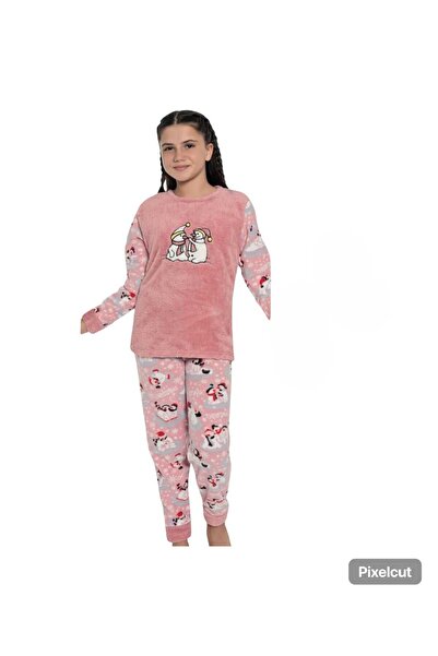 Butik KIZ ÇOCUK POLAR PİJAMA TAKIMI